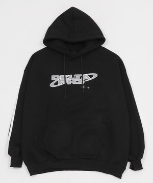 2ラインロゴビッグパーカー