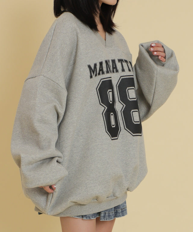 杢グレー モデル：147cm F着用