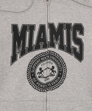 カレッジビッグジップパーカー