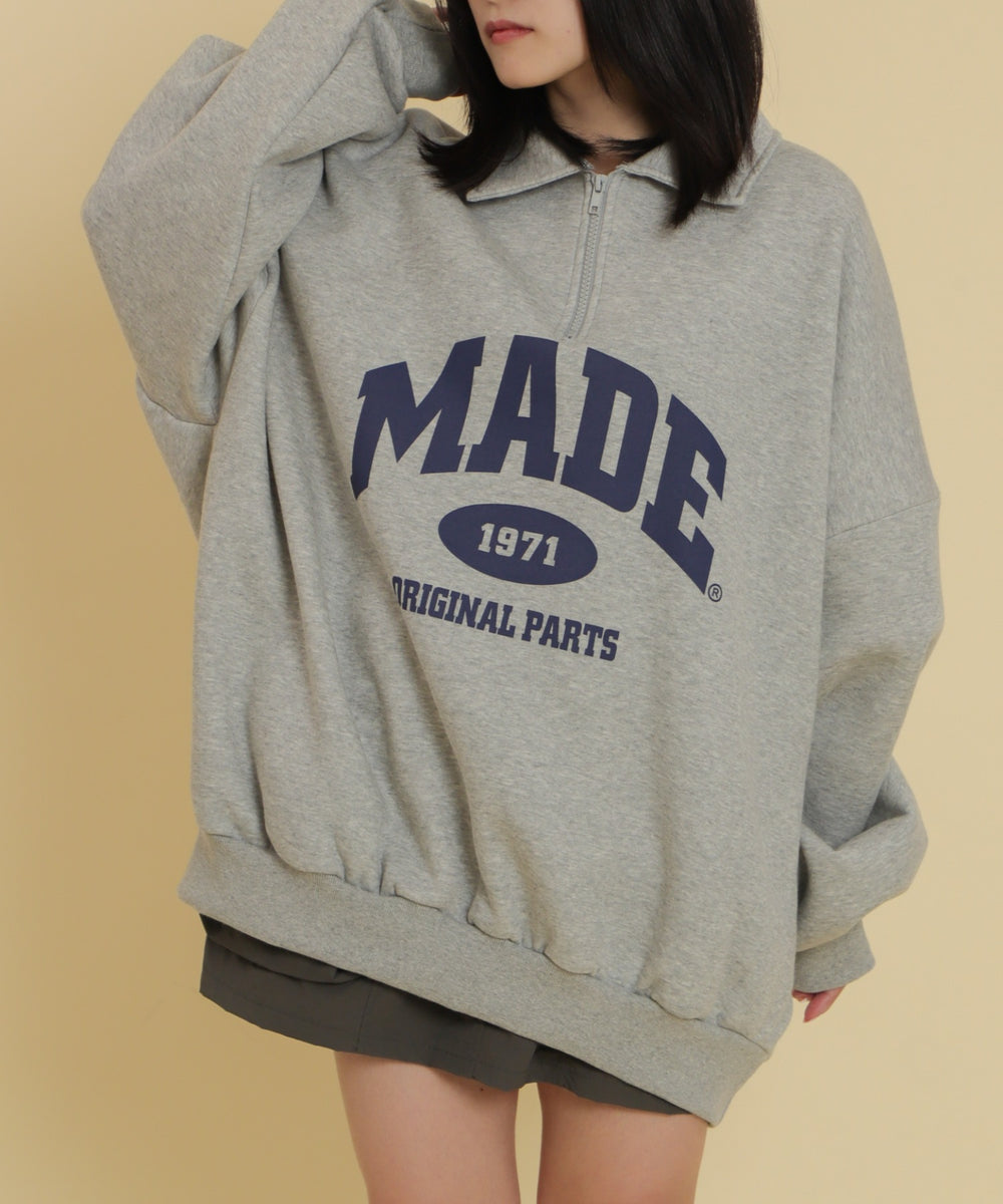 杢グレー モデル：147cm F着用