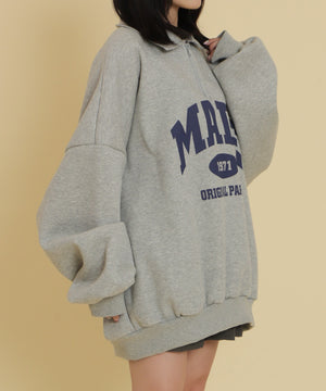 杢グレー モデル：147cm F着用