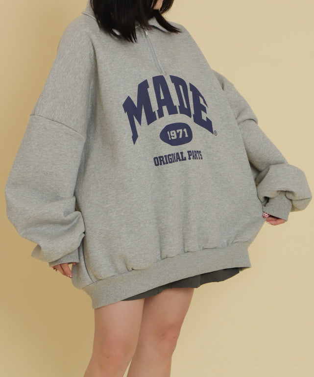 杢グレー モデル：147cm F着用