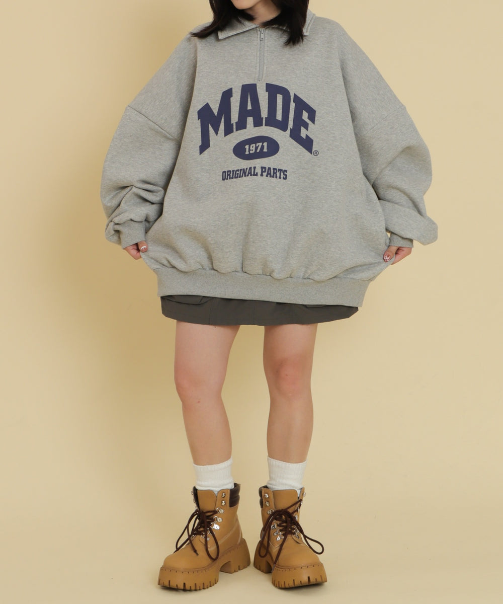 杢グレー モデル：147cm F着用