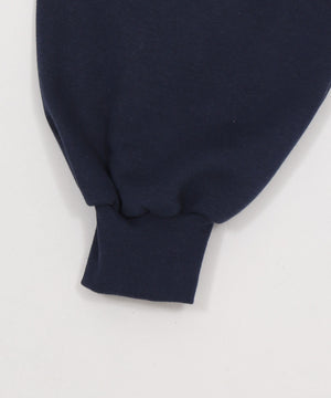 ハーフZIPカレッジビッグスウェット