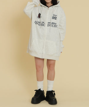 杢グレー モデル：147cm F着用