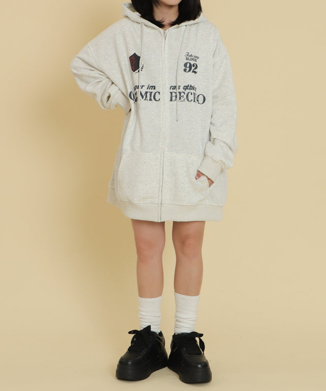 杢グレー モデル：147cm F着用