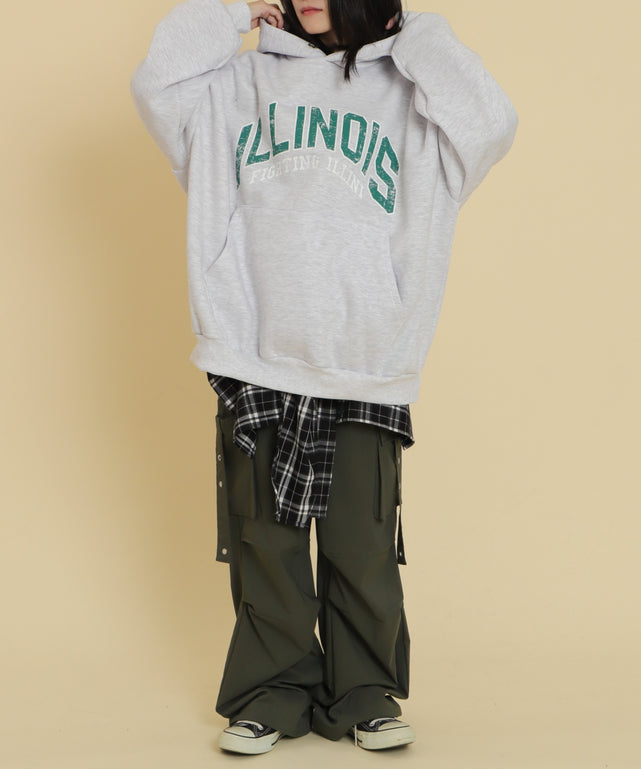 杢グレー モデル：147cm F着用