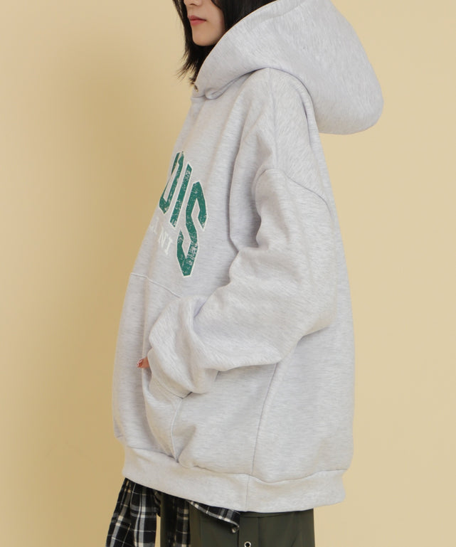 杢グレー モデル：147cm F着用