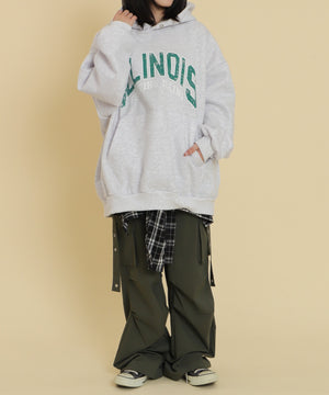 杢グレー モデル：147cm F着用