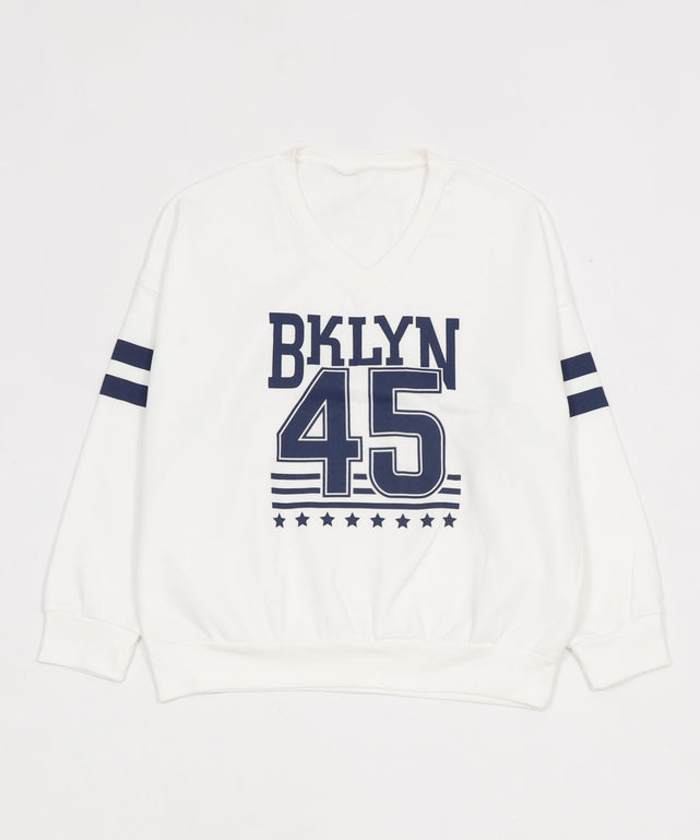 BKLYNナンバービッグスウェット