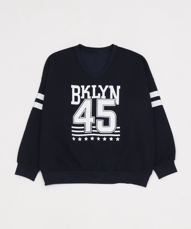 BKLYNナンバービッグスウェット