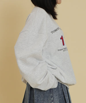 杢グレー モデル：147cm F着用