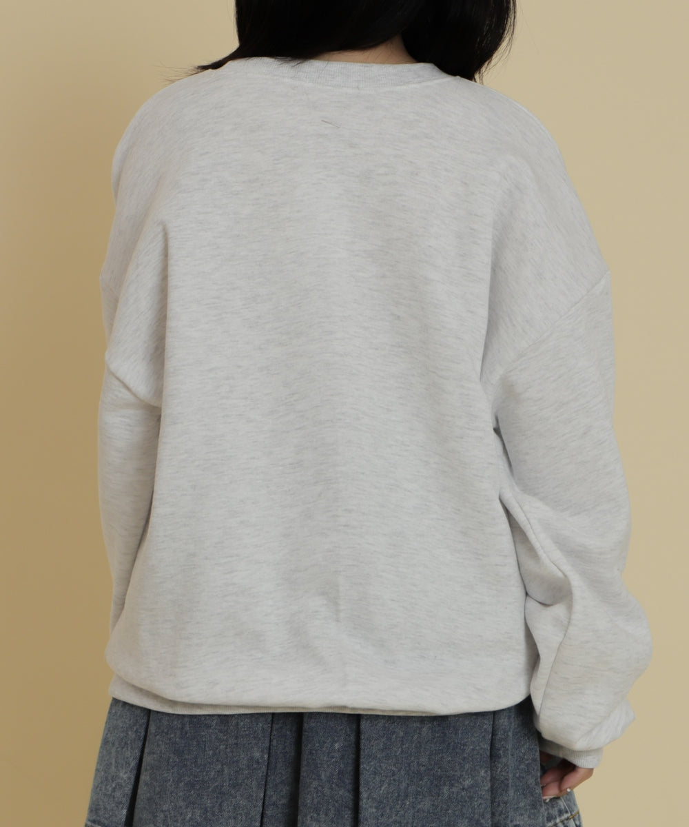 杢グレー モデル：147cm F着用