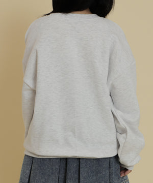 杢グレー モデル：147cm F着用