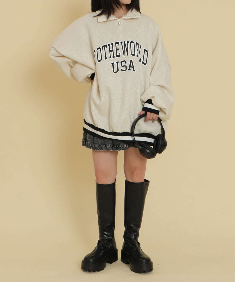 オートミール モデル：147cm F着用