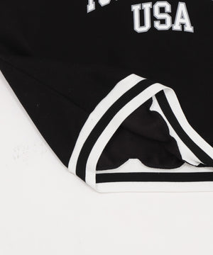 ラインリブハーフZIPビッグスウェット