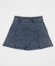 デニムフレアミニスカート