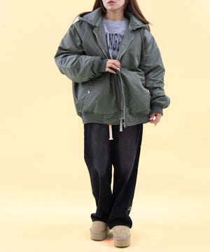 カーキ モデル：158cm F着用