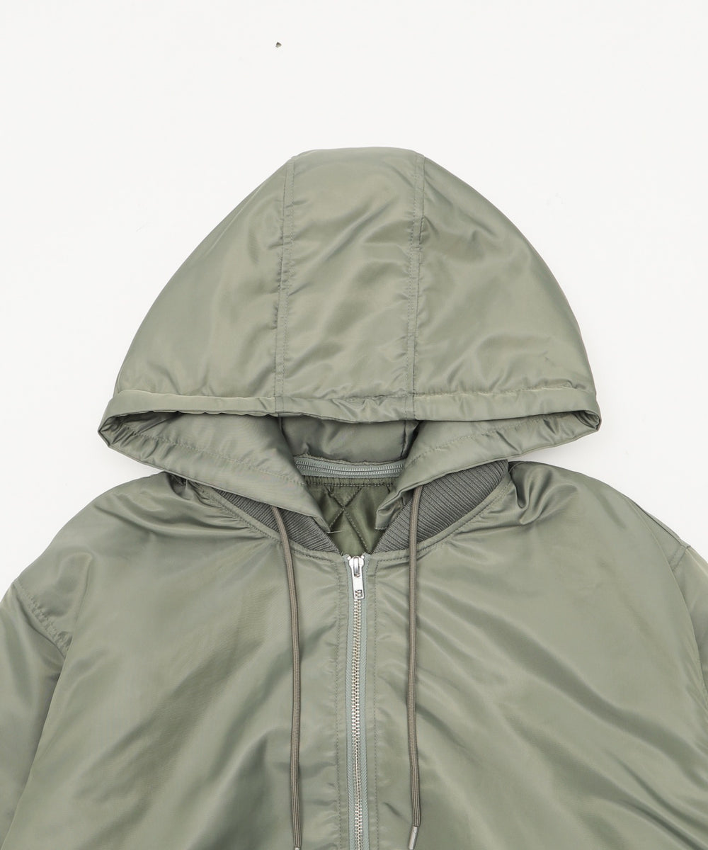 2WAYフーデッドBIGブルゾン