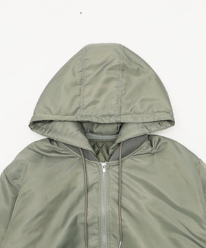 2WAYフーデッドBIGブルゾン