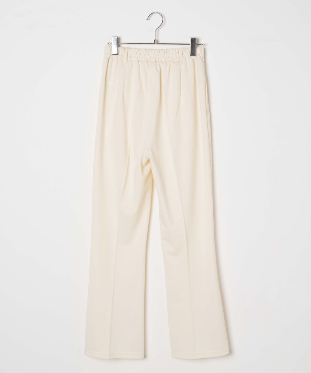 ポンチセンタープレスフレアパンツ