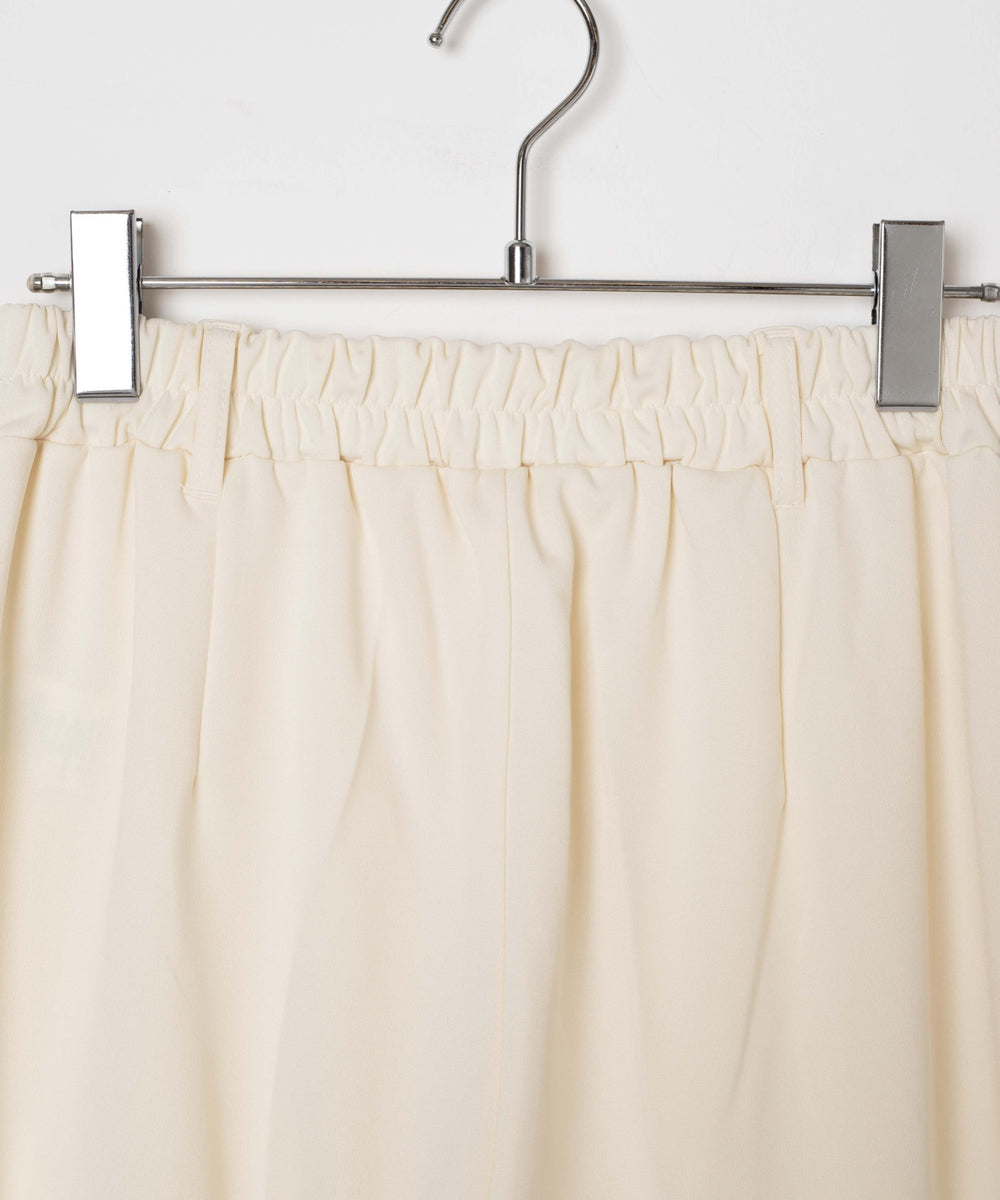 ポンチセンタープレスフレアパンツ