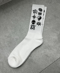 パターンデザインソックス（R）(25-27cm)