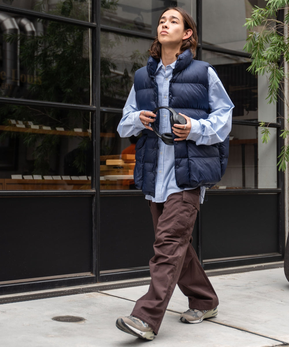 ネイビー モデル：174㎝ L着用