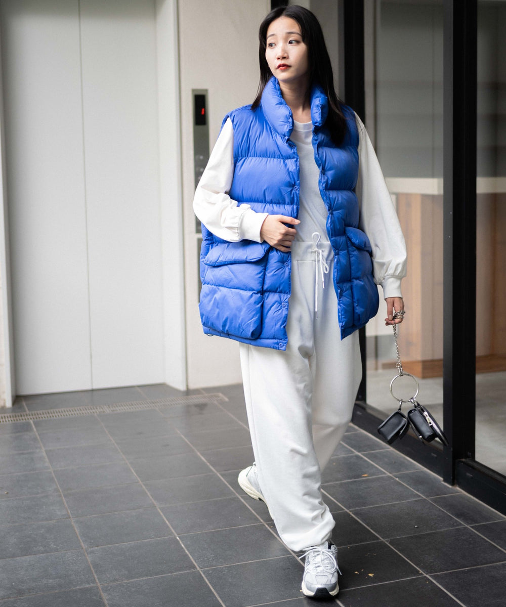 ブルー　 モデル：165㎝ M着用