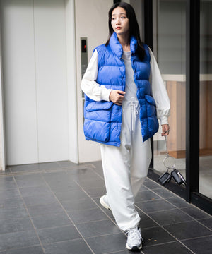 ブルー　 モデル：165㎝ M着用