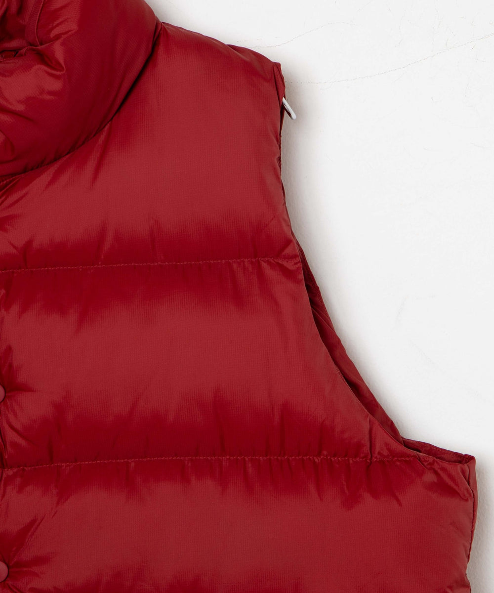 カラーナイロンパテッドベスト