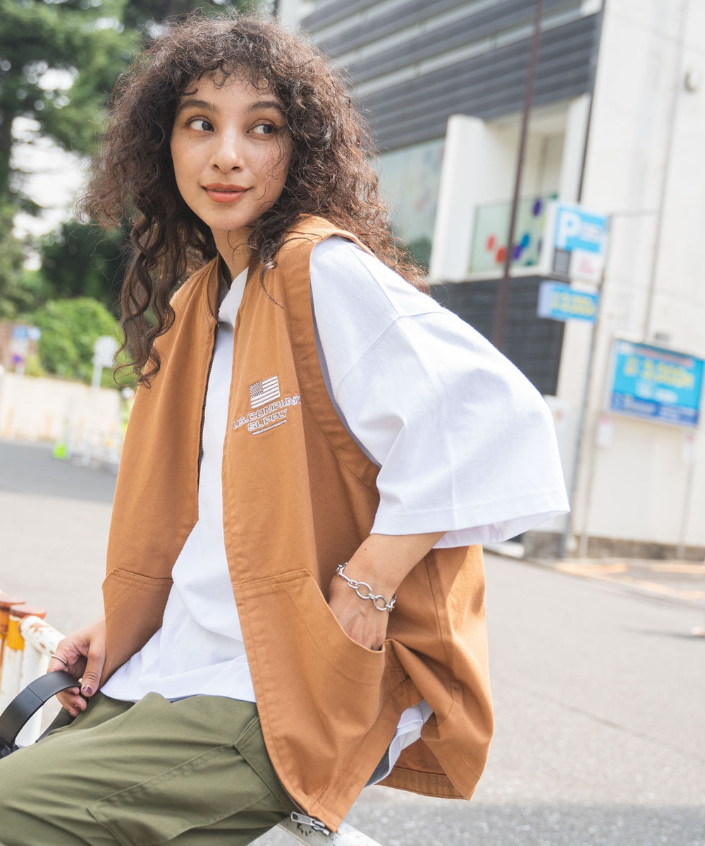 ブラウン モデル：166cm L着用