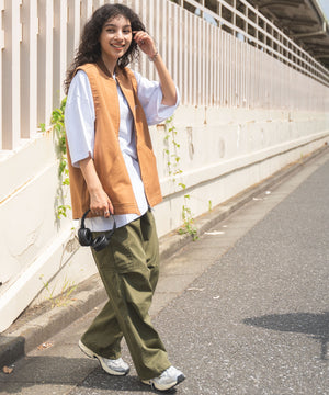 ブラウン モデル：166cm L着用