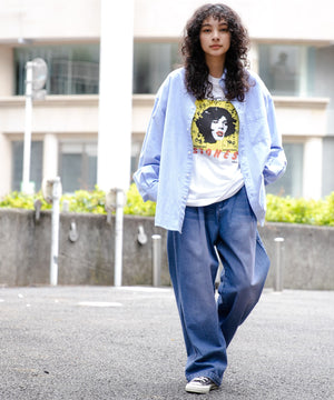 パープルその他 モデル：166cm L着用