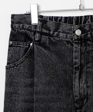 スケーターズタックワイドデニムパンツ