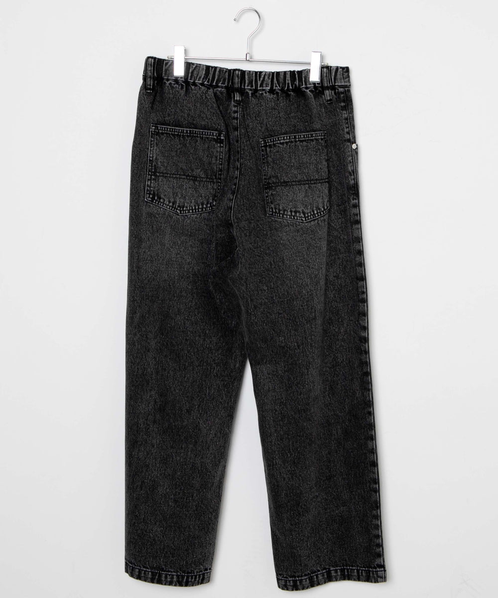 スケーターズタックワイドデニムパンツ