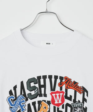 ヘビーウエイトワッペンロゴロンT