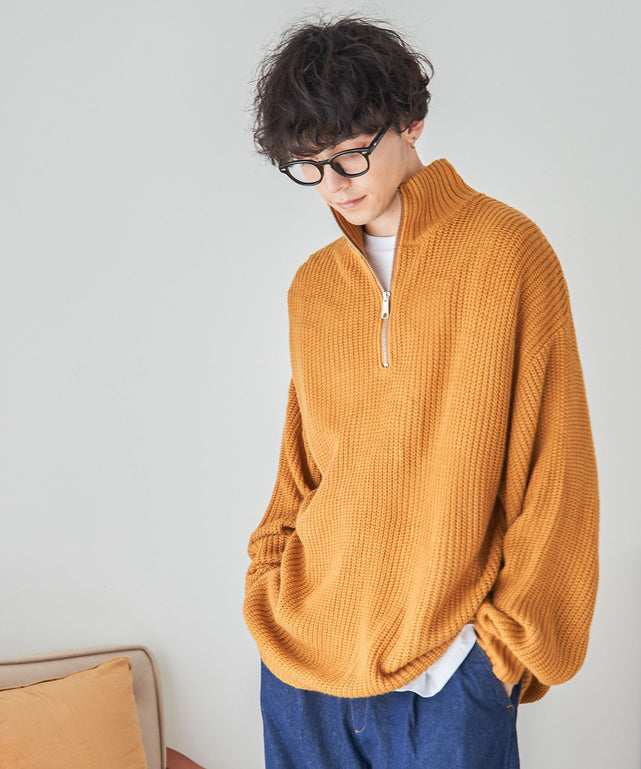 マスタード モデル:175cm L着用