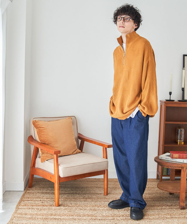 マスタード モデル:175cm L着用