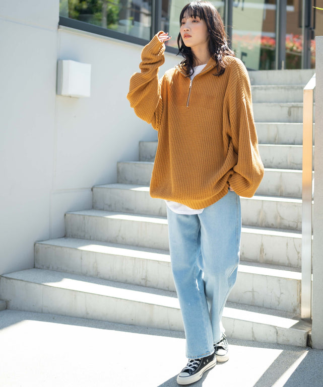 マスタード　モデル:165cm L着用