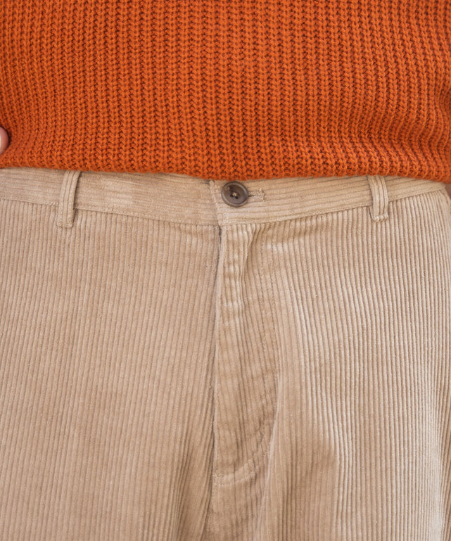 コーデュロイイージーワイドパンツ