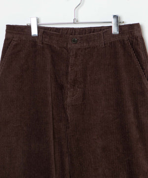 コーデュロイイージーワイドパンツ