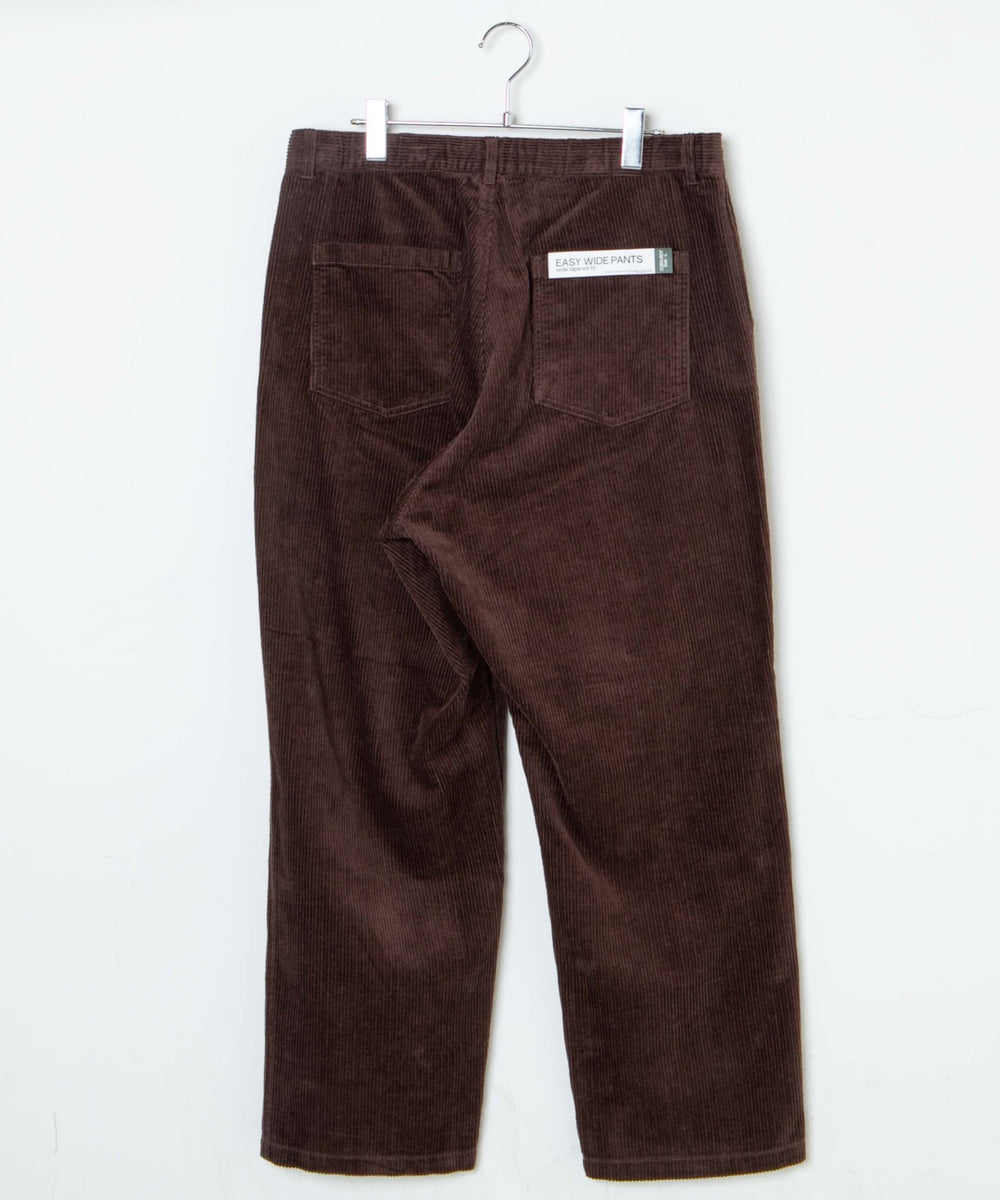 コーデュロイイージーワイドパンツ