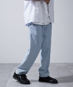 デニム淡色 モデル：180cm L着用