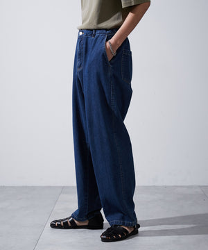 デニム中濃色 モデル：180cm L着用