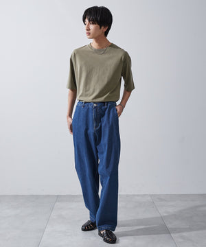 デニム中濃色 モデル：180cm L着用