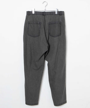 デニムイージーワイドパンツ