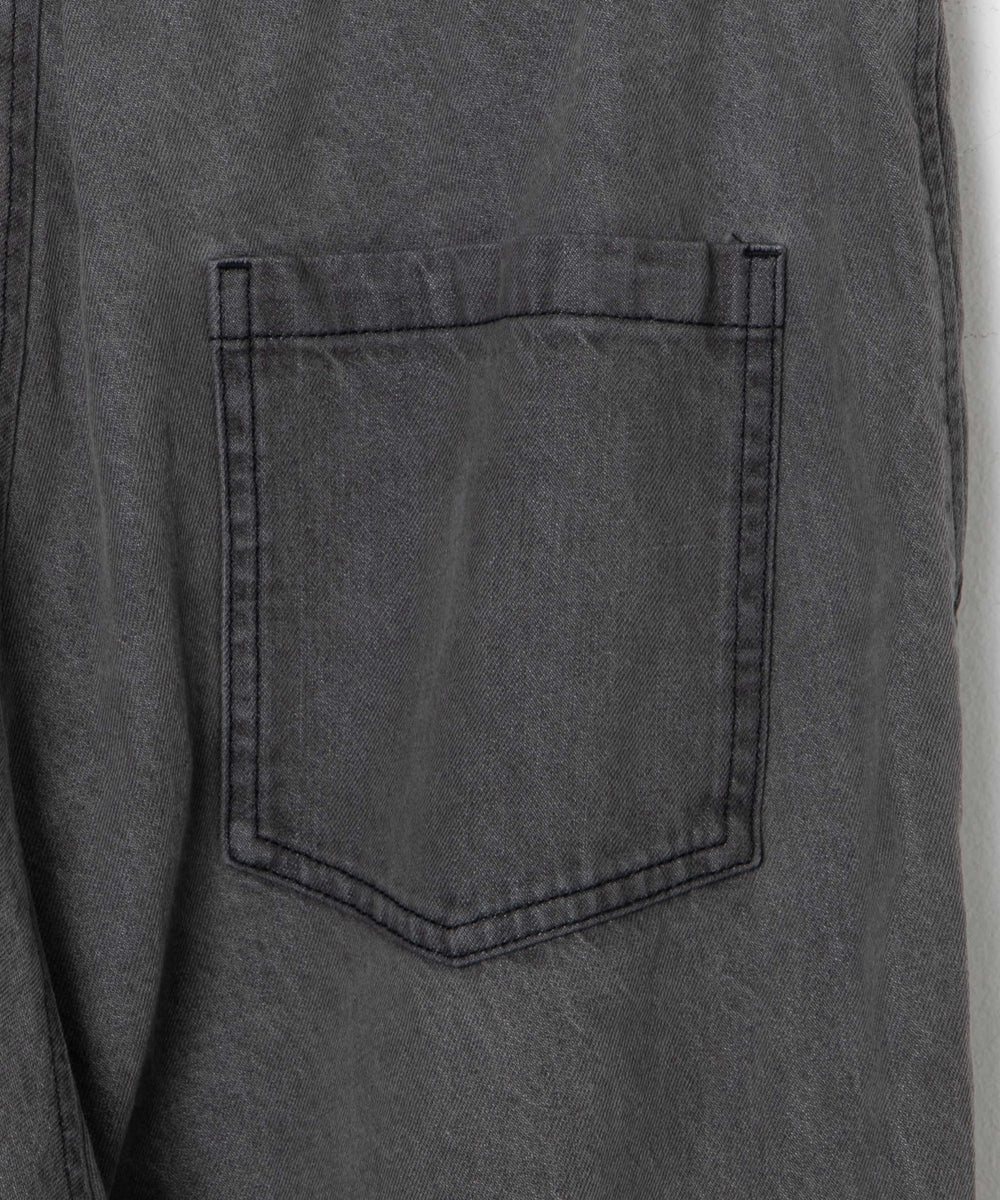 デニムイージーワイドパンツ