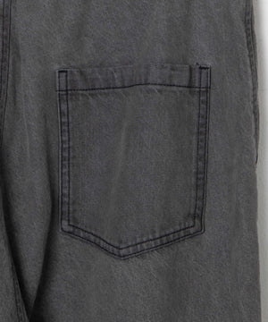 デニムイージーワイドパンツ