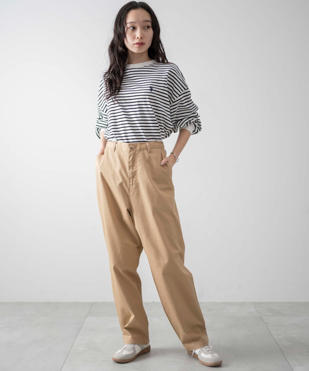 ベージュ モデル：161cm S着用